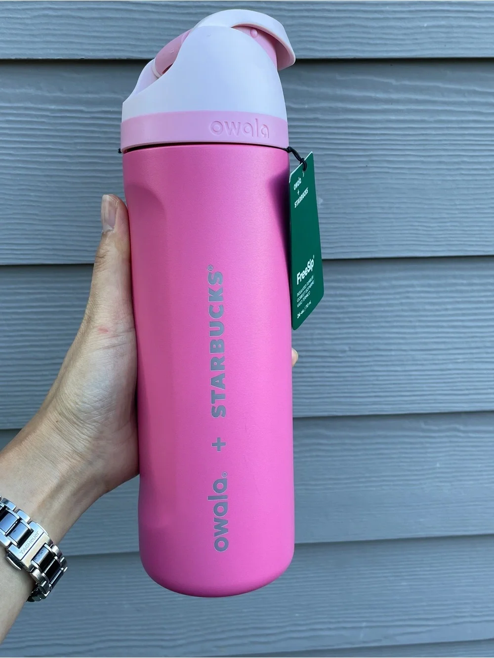 Starbucks x Owala FreeSip Insulated Tumbler 2026 Pink Limited Edition 24oz - New - Picture 2 of 10